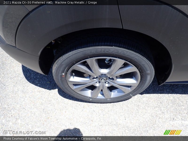 Machine Gray Metallic / Greige 2021 Mazda CX-30 Preferred AWD