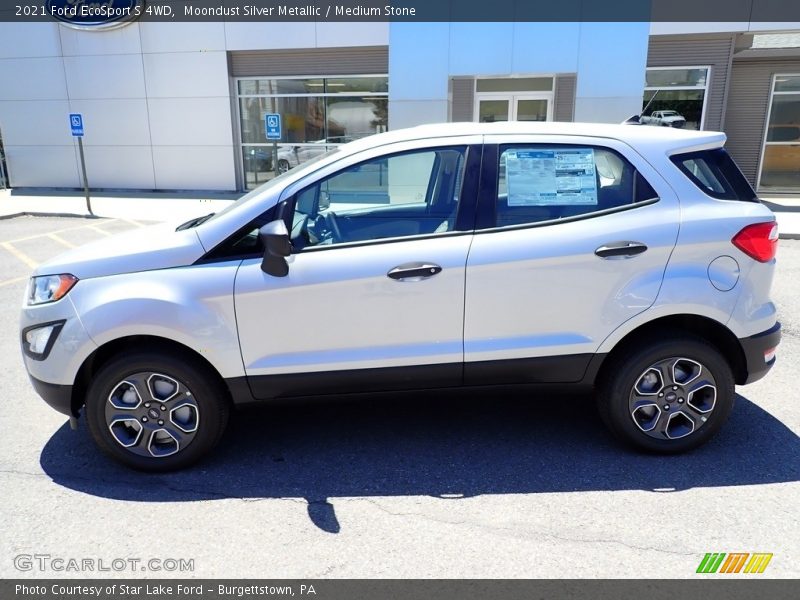 Moondust Silver Metallic / Medium Stone 2021 Ford EcoSport S 4WD