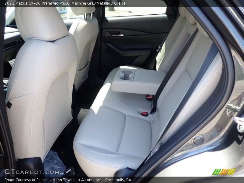 Machine Gray Metallic / Greige 2021 Mazda CX-30 Preferred AWD