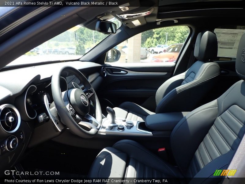 Vulcano Black Metallic / Black 2021 Alfa Romeo Stelvio Ti AWD
