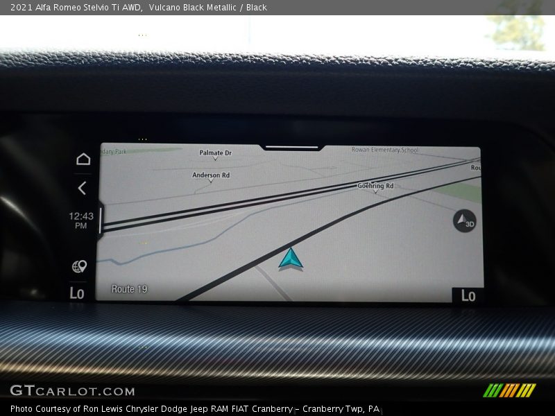 Navigation of 2021 Stelvio Ti AWD