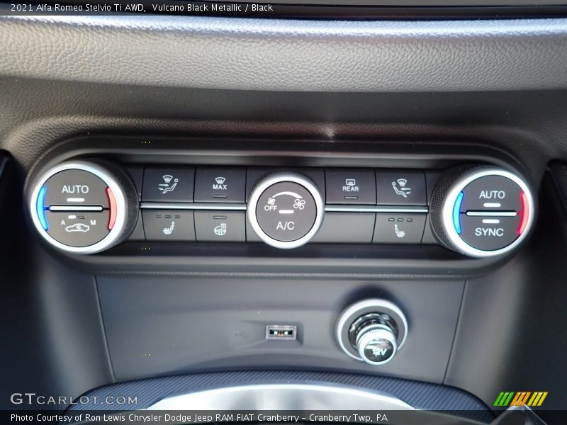 Controls of 2021 Stelvio Ti AWD