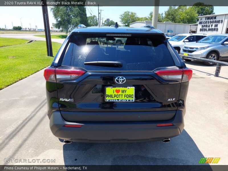 Midnight Black Metallic / Black 2020 Toyota RAV4 XLE