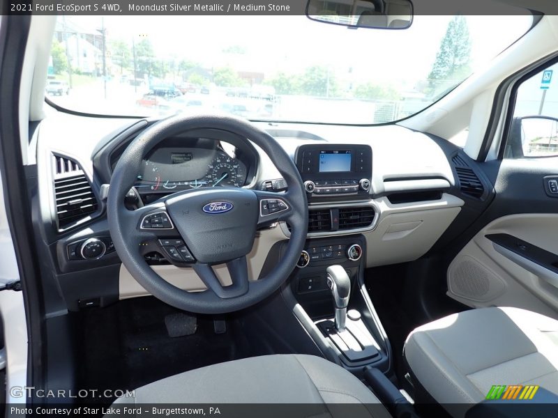 Moondust Silver Metallic / Medium Stone 2021 Ford EcoSport S 4WD