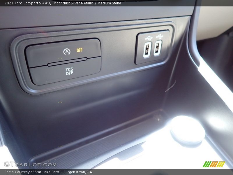 Moondust Silver Metallic / Medium Stone 2021 Ford EcoSport S 4WD