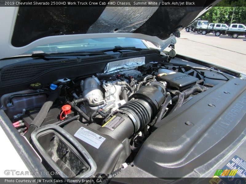 Summit White / Dark Ash/Jet Black 2019 Chevrolet Silverado 2500HD Work Truck Crew Cab 4WD Chassis
