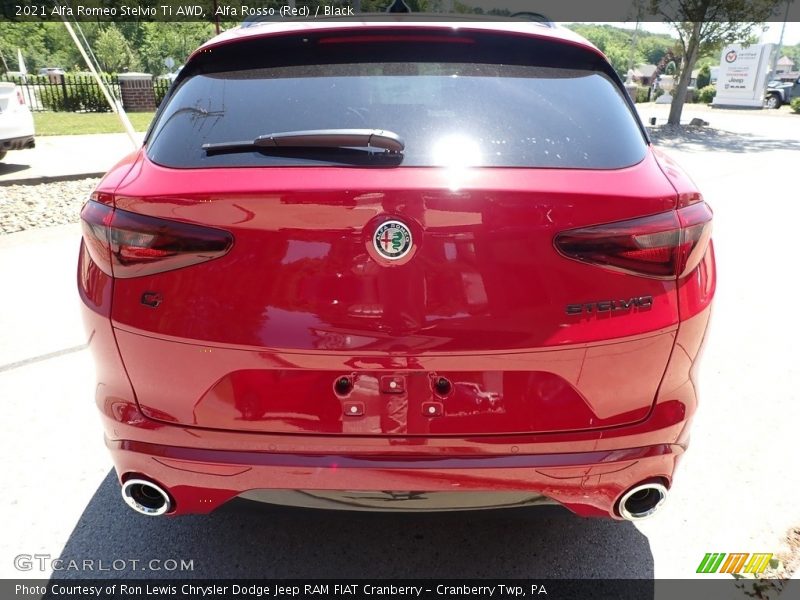 Alfa Rosso (Red) / Black 2021 Alfa Romeo Stelvio Ti AWD
