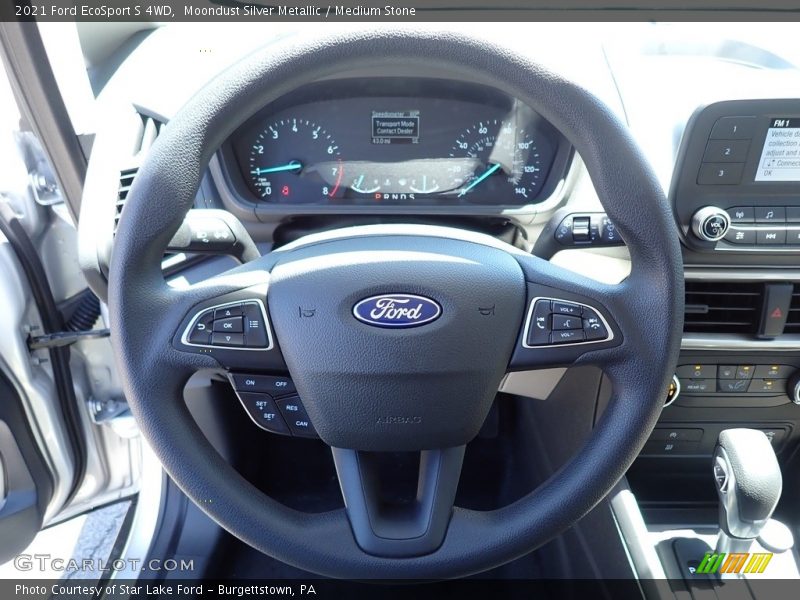 Moondust Silver Metallic / Medium Stone 2021 Ford EcoSport S 4WD