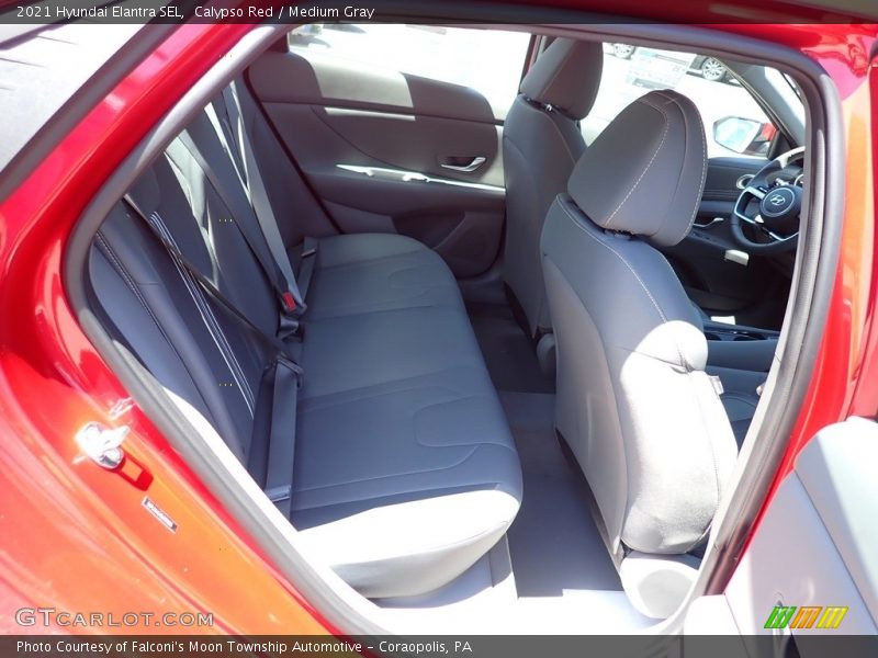 Calypso Red / Medium Gray 2021 Hyundai Elantra SEL