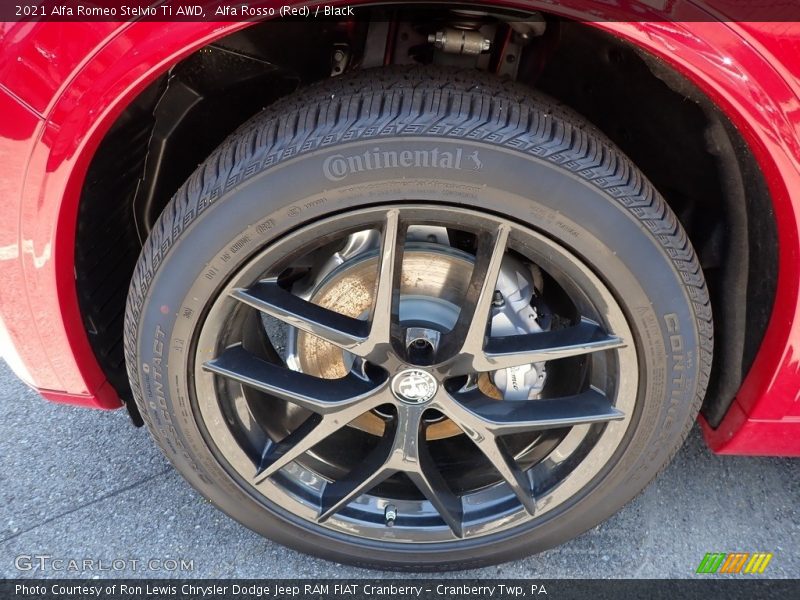 Alfa Rosso (Red) / Black 2021 Alfa Romeo Stelvio Ti AWD