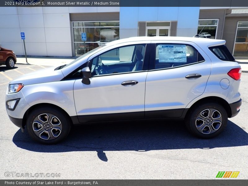 Moondust Silver Metallic / Medium Stone 2021 Ford EcoSport S