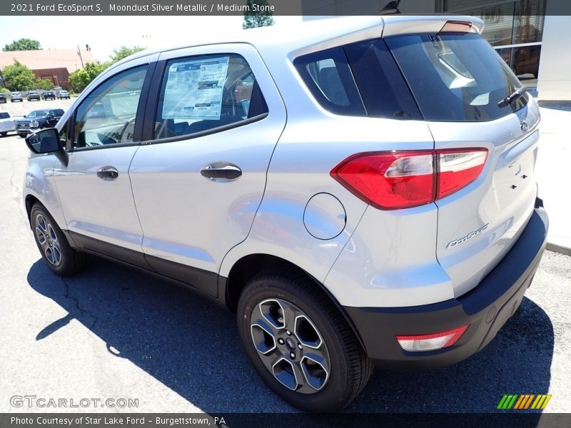 Moondust Silver Metallic / Medium Stone 2021 Ford EcoSport S