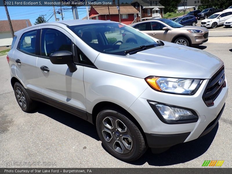 Moondust Silver Metallic / Medium Stone 2021 Ford EcoSport S