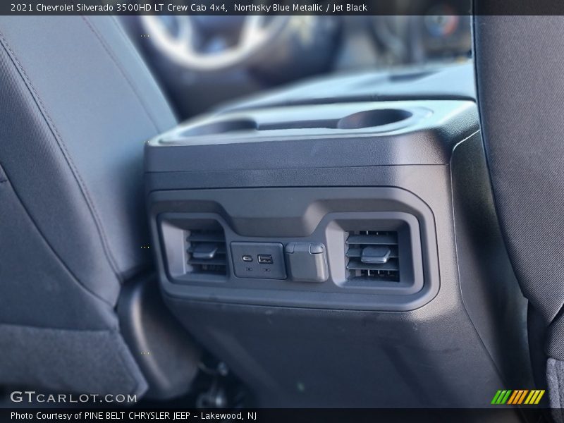 Northsky Blue Metallic / Jet Black 2021 Chevrolet Silverado 3500HD LT Crew Cab 4x4