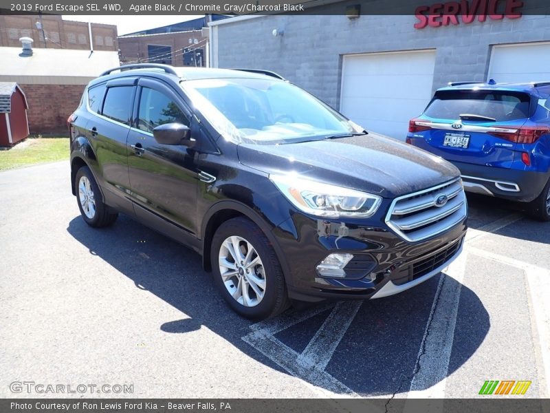 Agate Black / Chromite Gray/Charcoal Black 2019 Ford Escape SEL 4WD