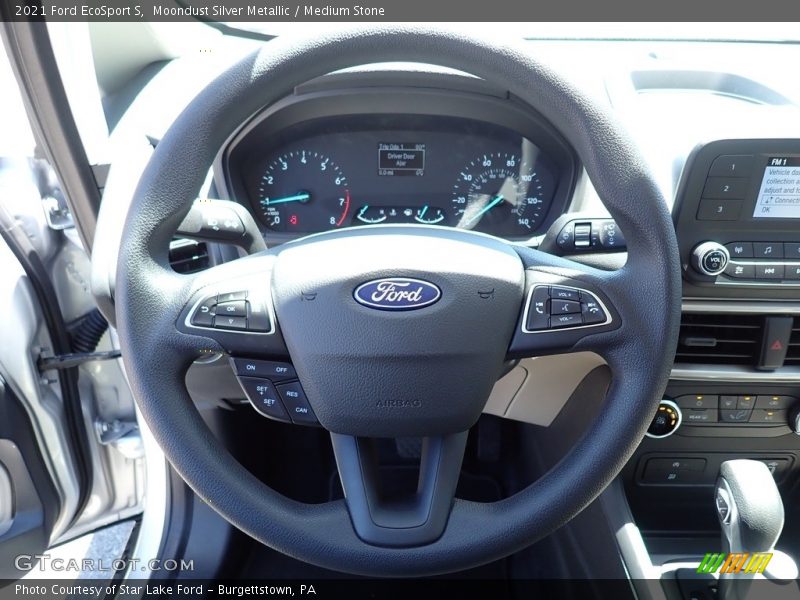 Moondust Silver Metallic / Medium Stone 2021 Ford EcoSport S