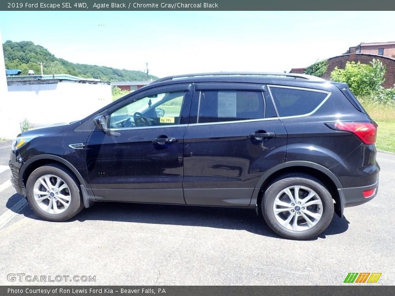 Agate Black / Chromite Gray/Charcoal Black 2019 Ford Escape SEL 4WD
