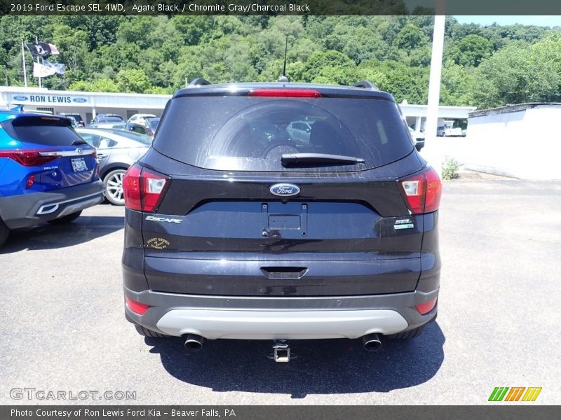 Agate Black / Chromite Gray/Charcoal Black 2019 Ford Escape SEL 4WD