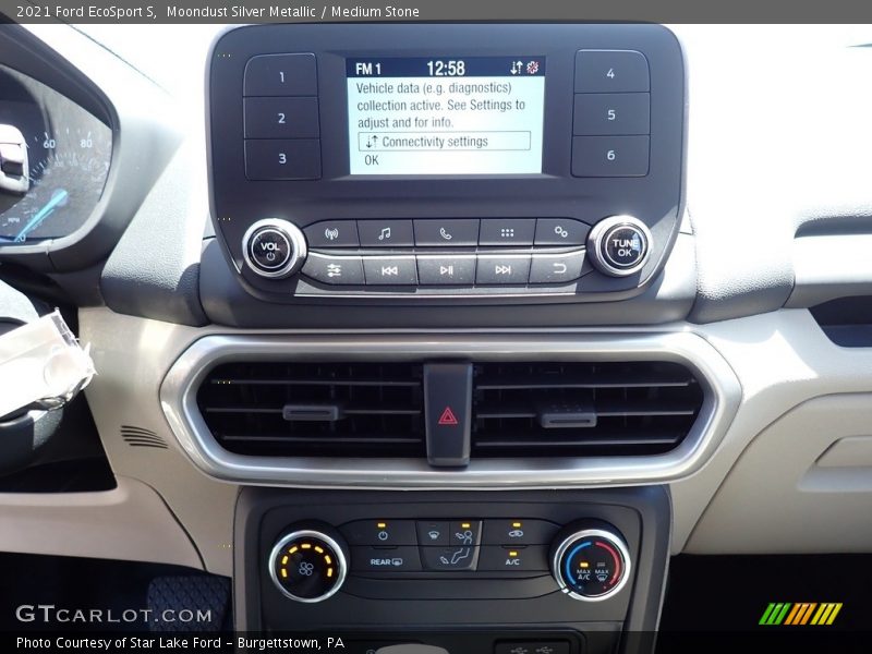 Moondust Silver Metallic / Medium Stone 2021 Ford EcoSport S