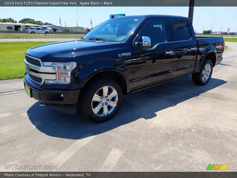 Agate Black / Black 2019 Ford F150 Platinum SuperCrew 4x4