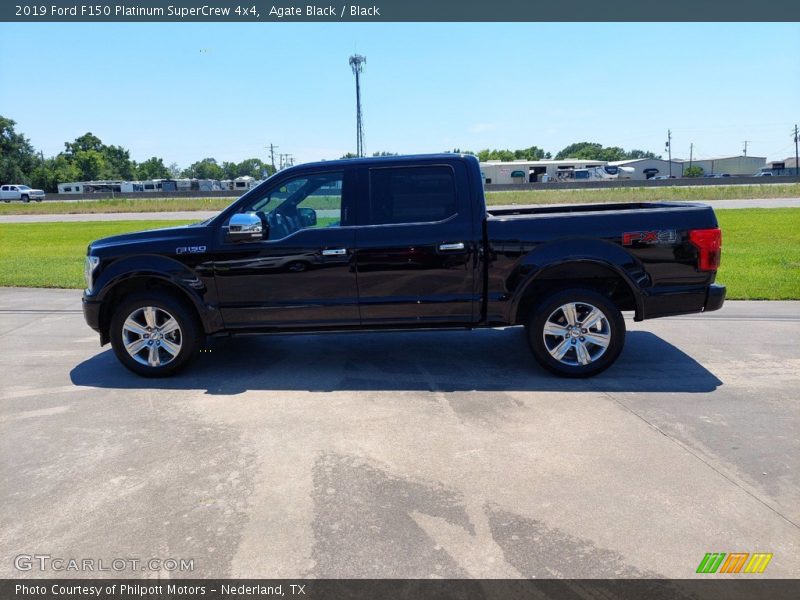Agate Black / Black 2019 Ford F150 Platinum SuperCrew 4x4