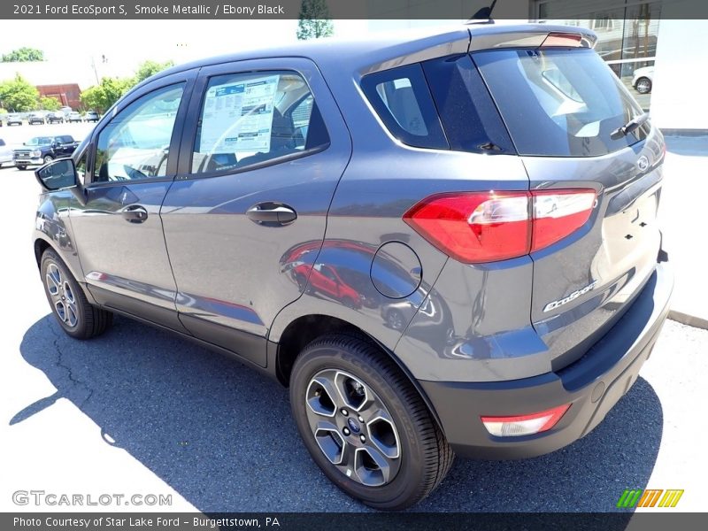 Smoke Metallic / Ebony Black 2021 Ford EcoSport S