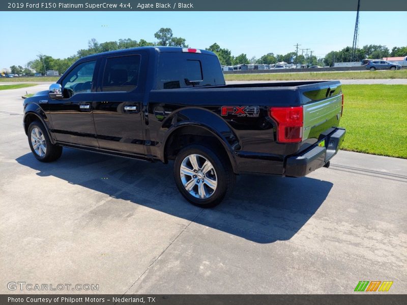Agate Black / Black 2019 Ford F150 Platinum SuperCrew 4x4