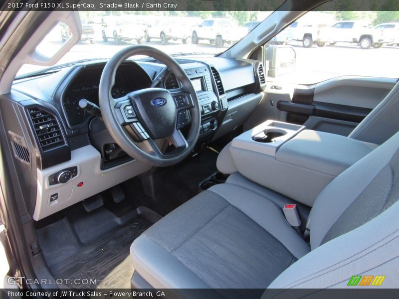 Shadow Black / Earth Gray 2017 Ford F150 XL SuperCab