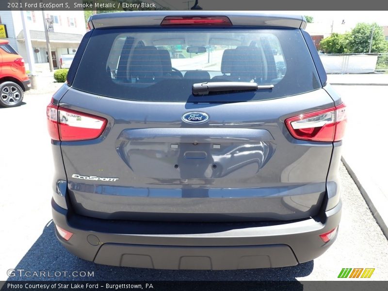 Smoke Metallic / Ebony Black 2021 Ford EcoSport S