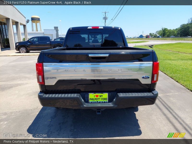 Agate Black / Black 2019 Ford F150 Platinum SuperCrew 4x4