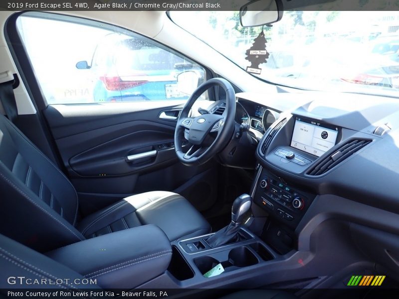 Agate Black / Chromite Gray/Charcoal Black 2019 Ford Escape SEL 4WD