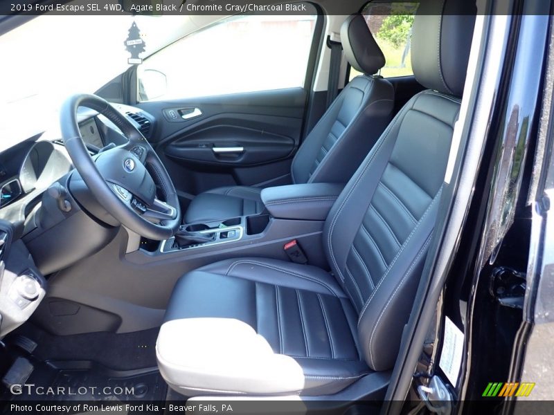 Agate Black / Chromite Gray/Charcoal Black 2019 Ford Escape SEL 4WD