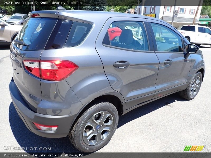 Smoke Metallic / Ebony Black 2021 Ford EcoSport S
