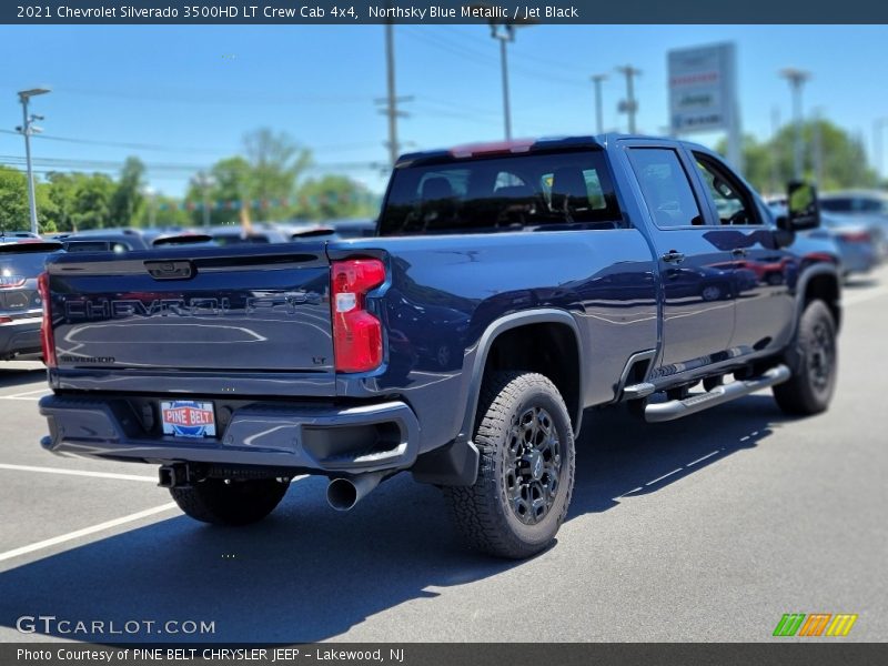 Northsky Blue Metallic / Jet Black 2021 Chevrolet Silverado 3500HD LT Crew Cab 4x4