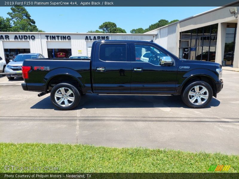 Agate Black / Black 2019 Ford F150 Platinum SuperCrew 4x4