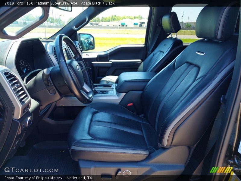 Agate Black / Black 2019 Ford F150 Platinum SuperCrew 4x4