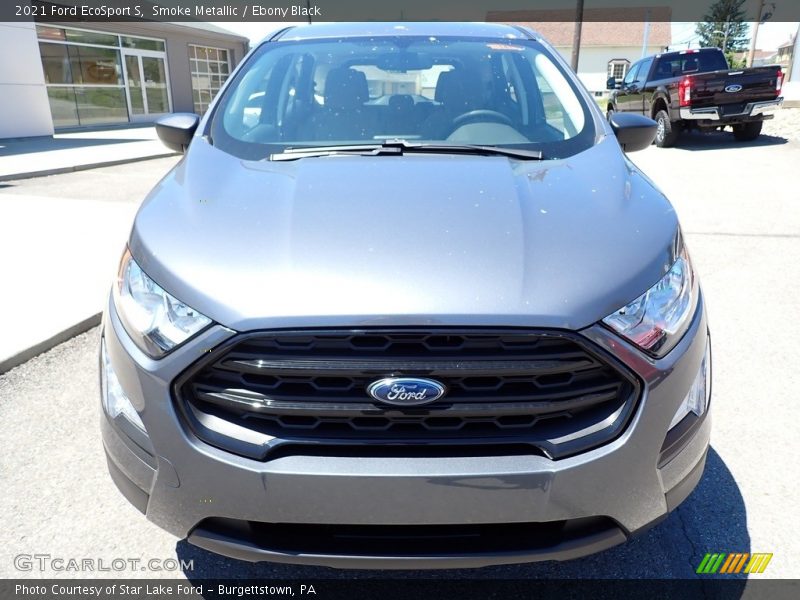 Smoke Metallic / Ebony Black 2021 Ford EcoSport S