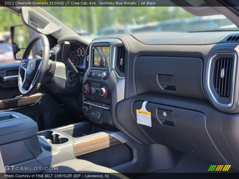 Northsky Blue Metallic / Jet Black 2021 Chevrolet Silverado 3500HD LT Crew Cab 4x4