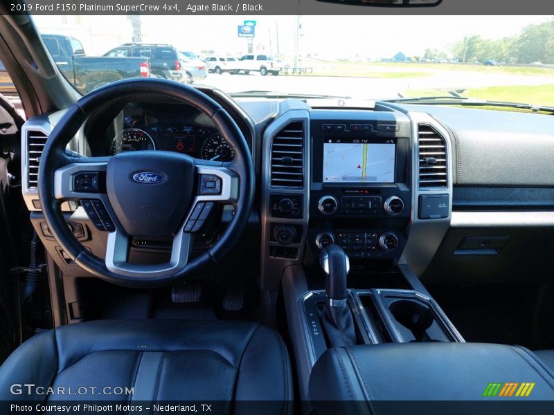 Agate Black / Black 2019 Ford F150 Platinum SuperCrew 4x4