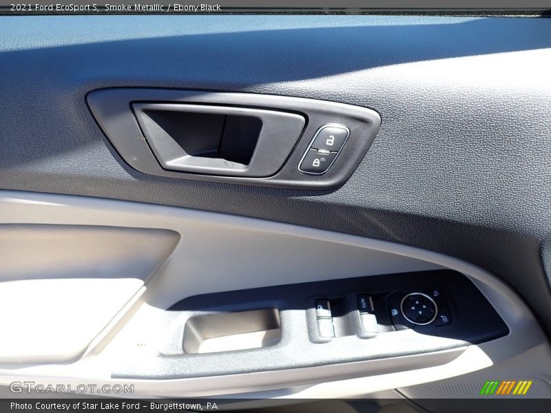 Smoke Metallic / Ebony Black 2021 Ford EcoSport S