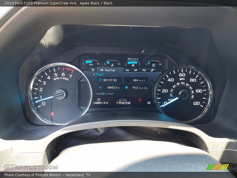 Agate Black / Black 2019 Ford F150 Platinum SuperCrew 4x4