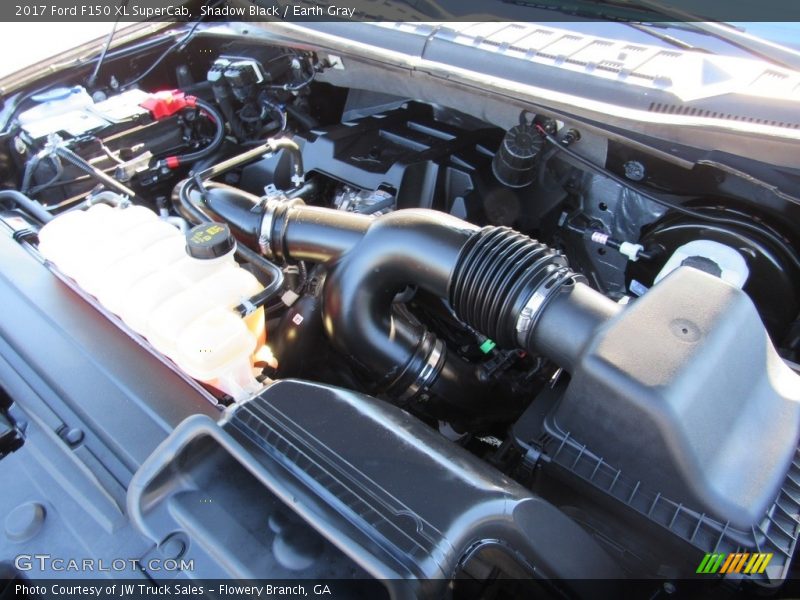 Shadow Black / Earth Gray 2017 Ford F150 XL SuperCab