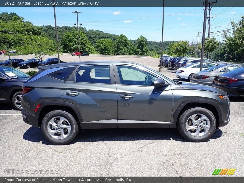 Amazon Gray / Gray 2022 Hyundai Tucson SE AWD