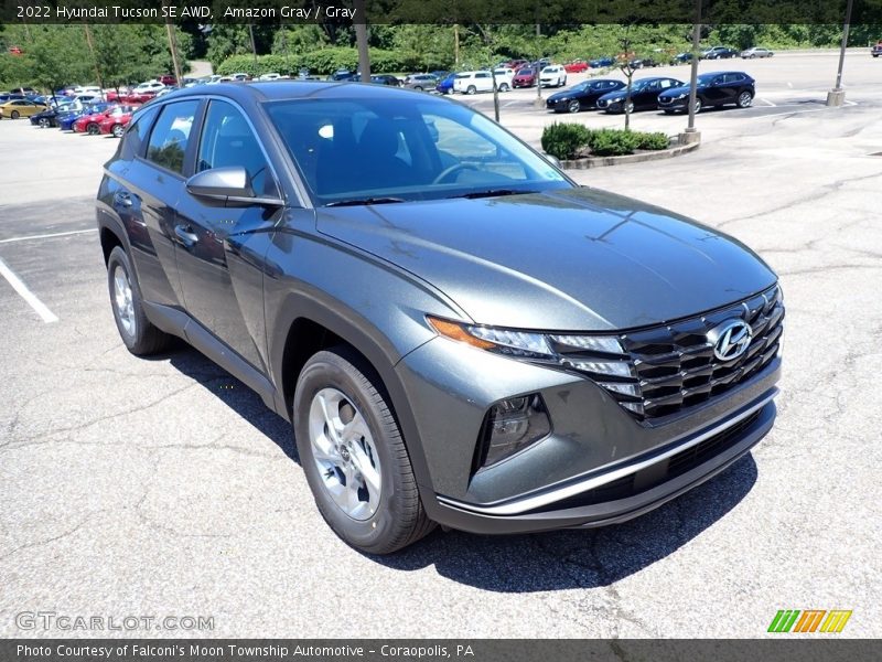 Amazon Gray / Gray 2022 Hyundai Tucson SE AWD