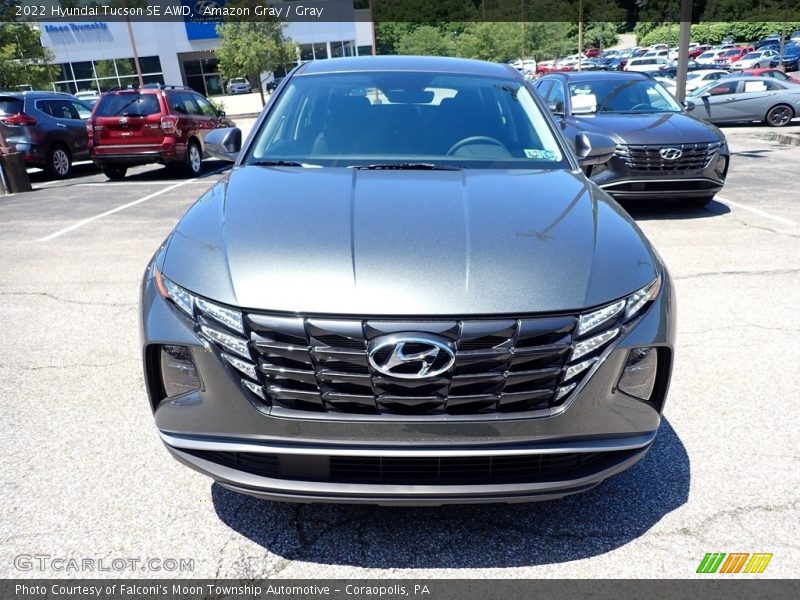 Amazon Gray / Gray 2022 Hyundai Tucson SE AWD