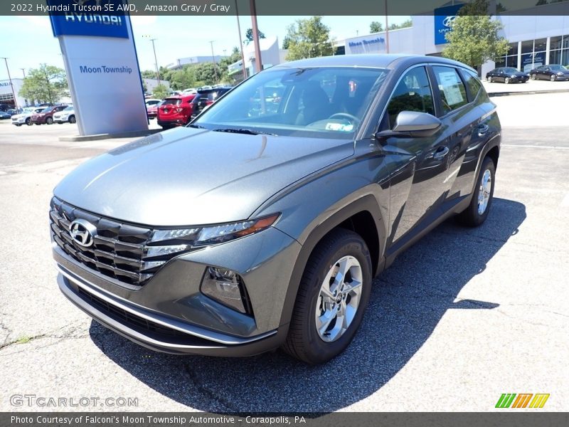 Amazon Gray / Gray 2022 Hyundai Tucson SE AWD