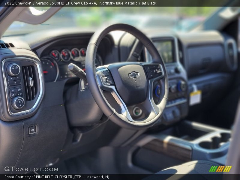 Northsky Blue Metallic / Jet Black 2021 Chevrolet Silverado 3500HD LT Crew Cab 4x4