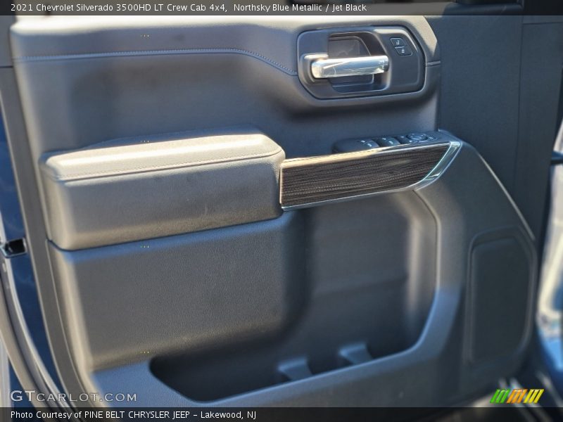 Northsky Blue Metallic / Jet Black 2021 Chevrolet Silverado 3500HD LT Crew Cab 4x4