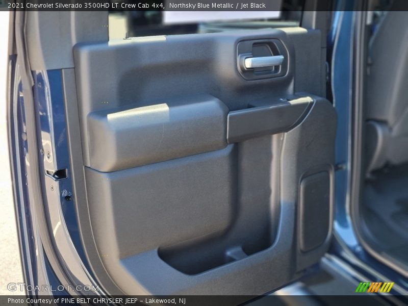 Northsky Blue Metallic / Jet Black 2021 Chevrolet Silverado 3500HD LT Crew Cab 4x4