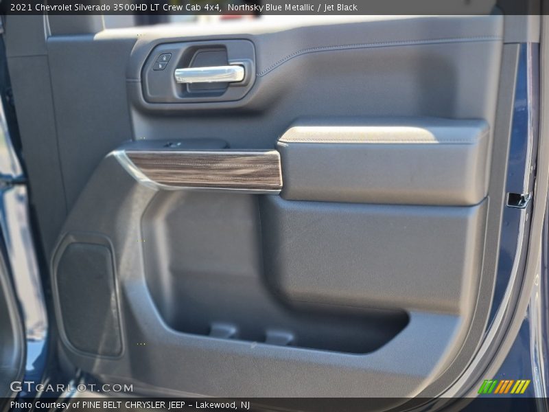 Northsky Blue Metallic / Jet Black 2021 Chevrolet Silverado 3500HD LT Crew Cab 4x4